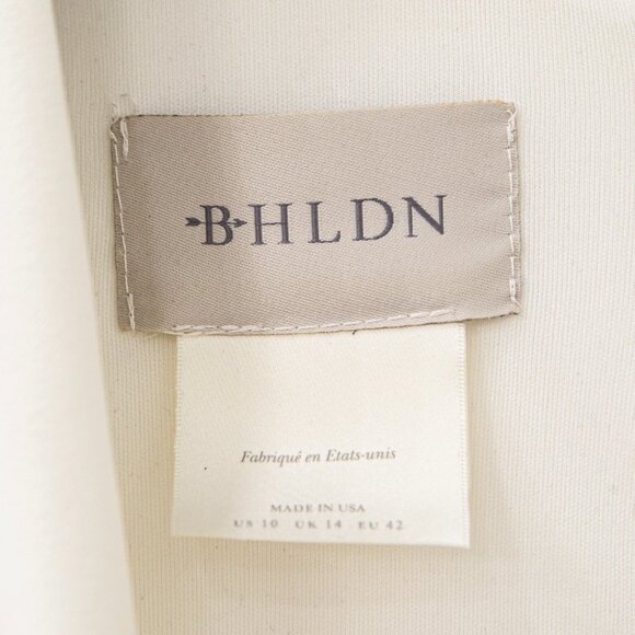 BHLDN Tea-Length White Valdis Dress, size 10 - Picture 4 of 10